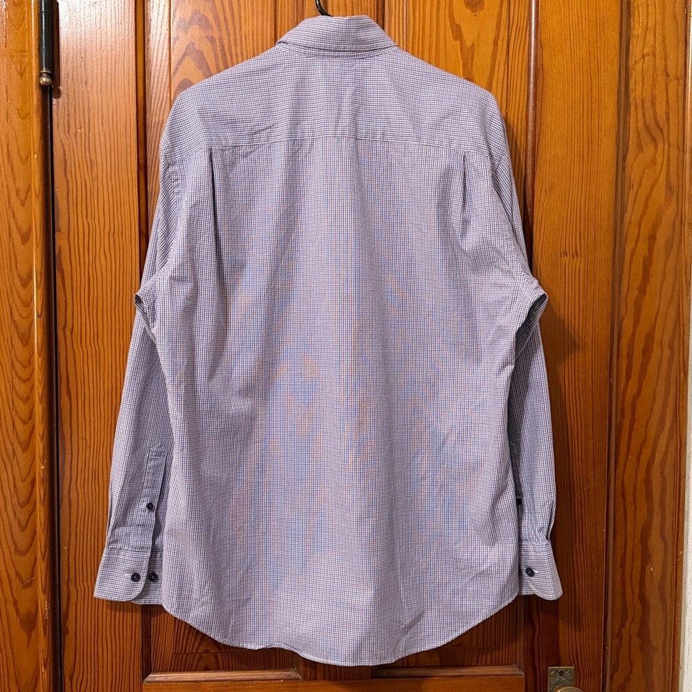 Robert Talbott Micro Plaid Button Down Shirt - image 5